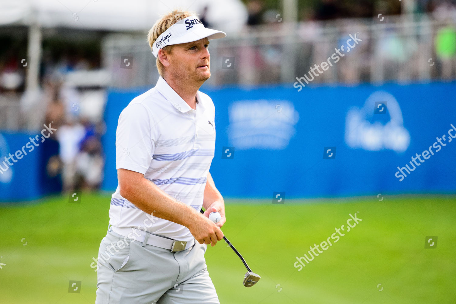 Soren Kjeldsen During Wyndham Championship On Editorial Stock Photo ...