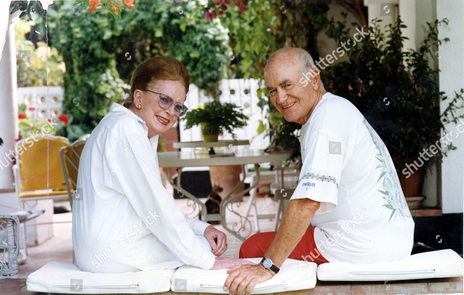 Actress Deborah Kerr Scriptwriter Peter Viertel Editorial Stock Photo