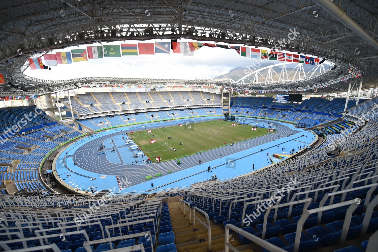 Rio Olympics 2016 Inside Olympic Stadium Rio Editorial Stock Photo Stock Image Shutterstock