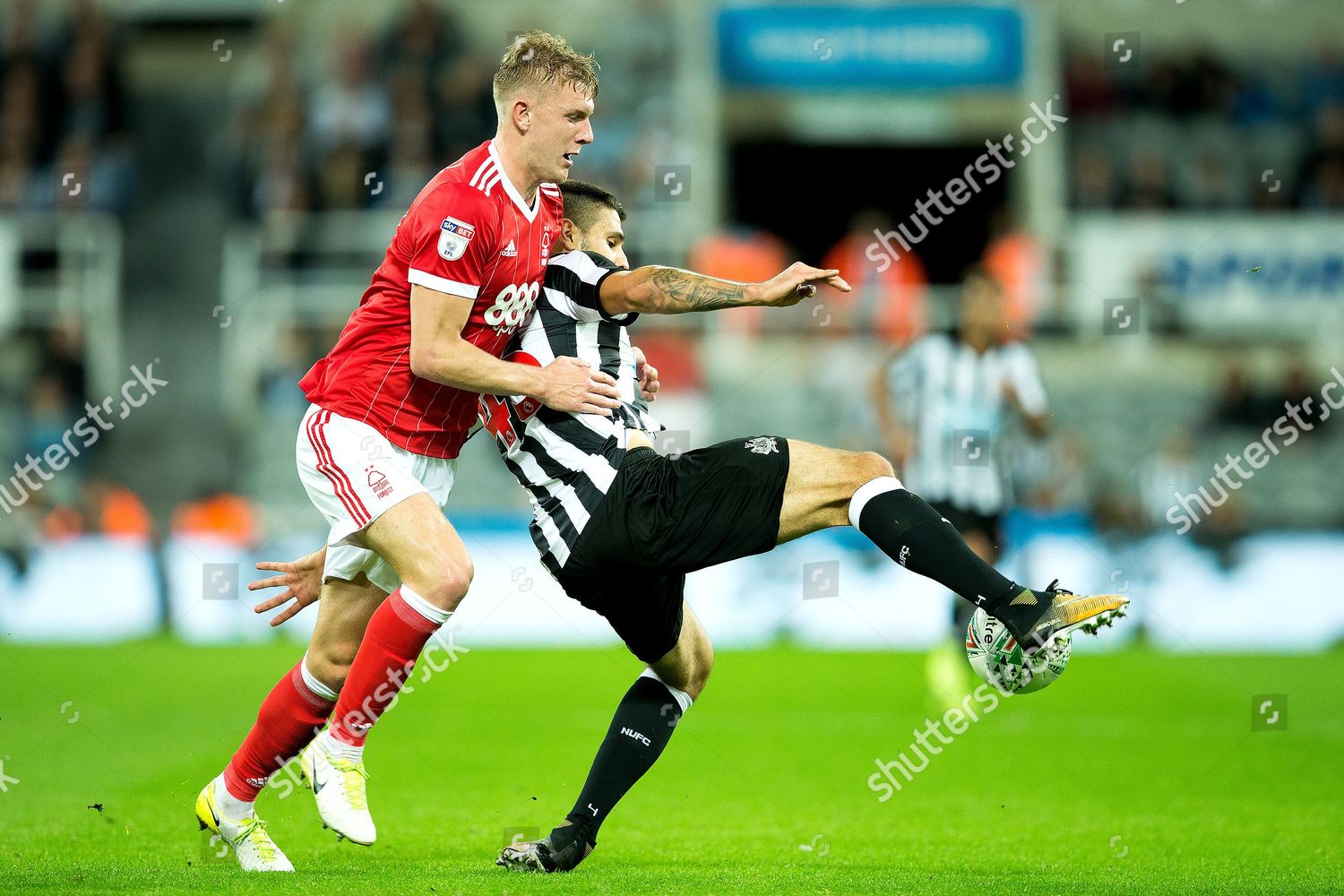 Newcastle United Forward Aleksandar Mitrovic 45 Editorial Stock Photo ...