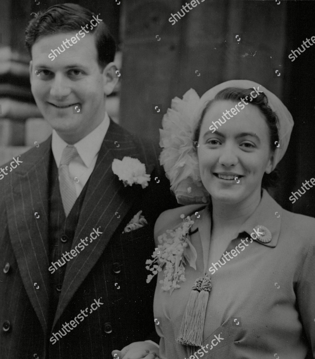 Wedding Pamela Maxwell Fyfe Clive Wigram Editorial Stock Photo - Stock ...