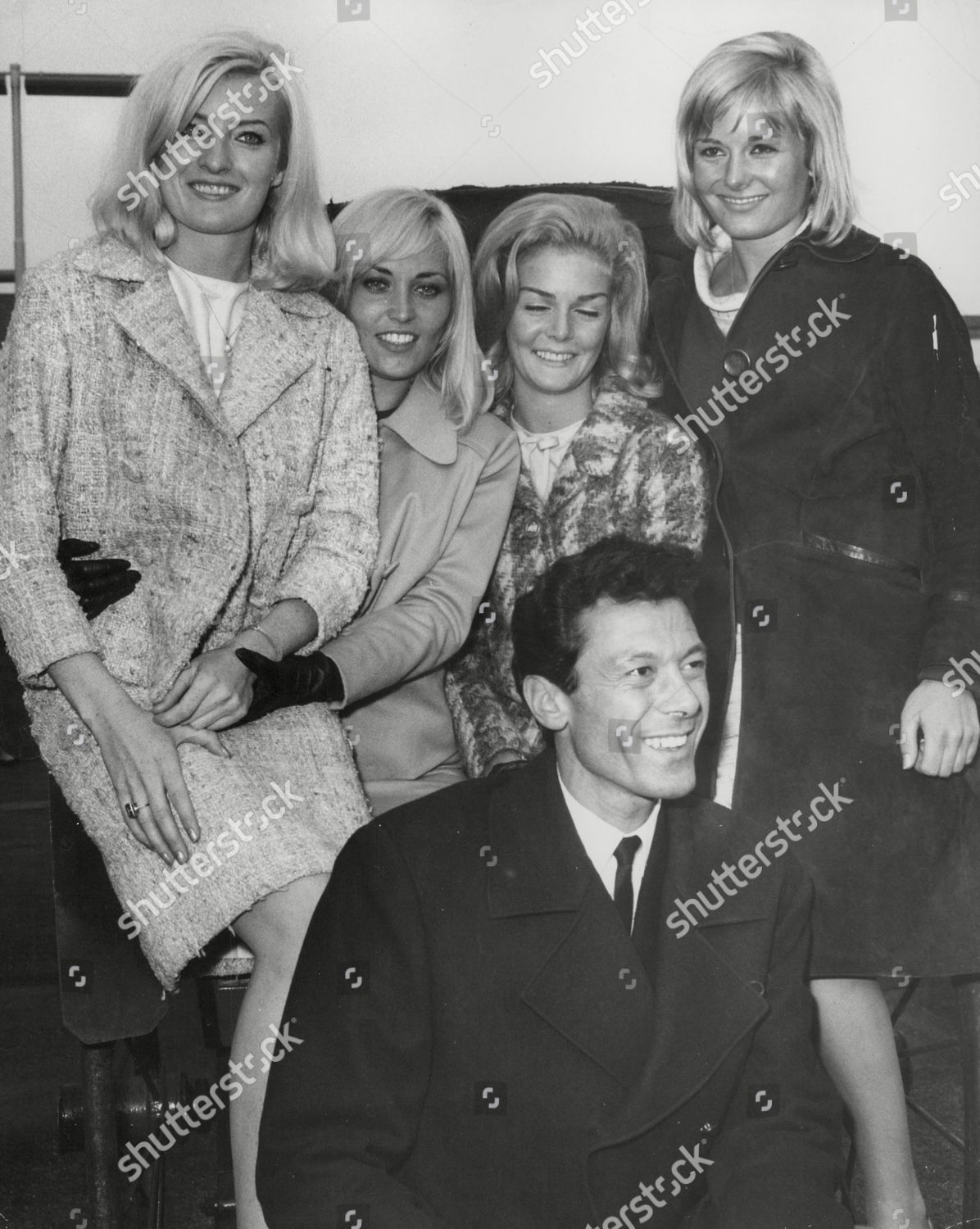 Lionel Blair His Dancers Arrive Back London Editorial Stock Photo ...