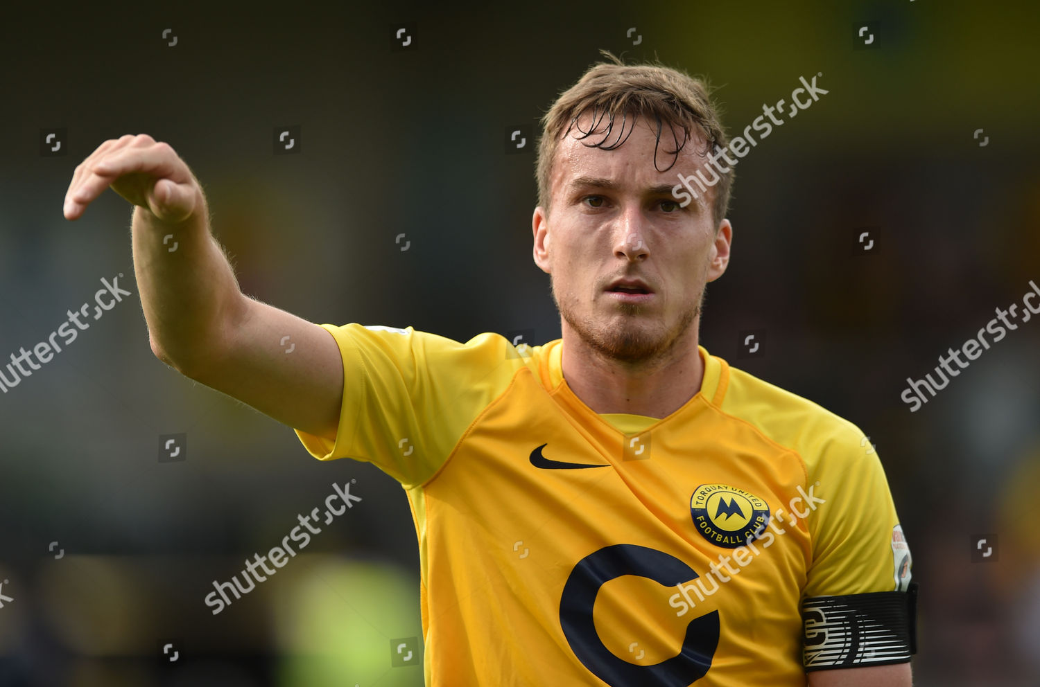 Luke Young Torquay United Captain During Editorial Stock Photo - Stock ...