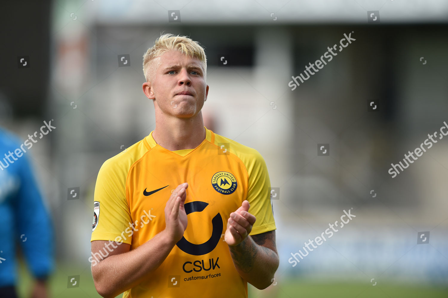 Man match george dowling torquay united editorial stock photo stock