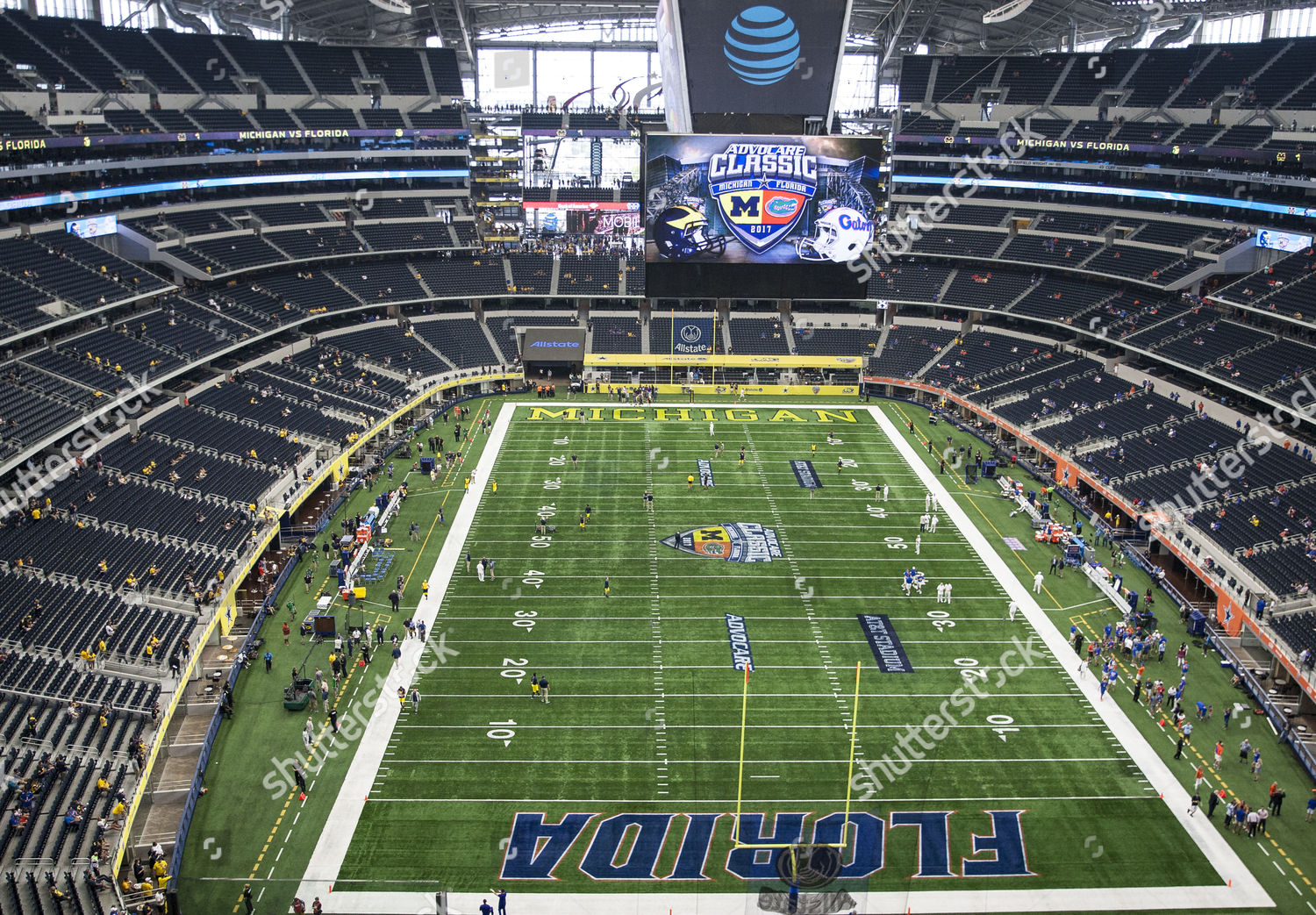 Arlington Tx Usa Inside Att Stadium Editorial Stock Photo - Stock Image ...