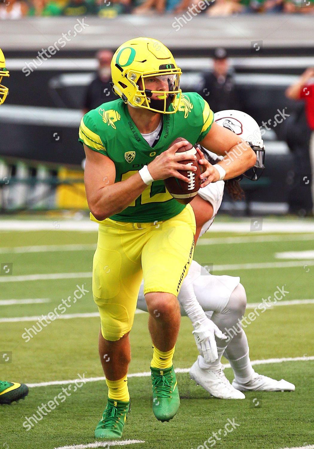 Oregon Ducks Starting Quarterback Justin Herbert Editorial Stock Photo