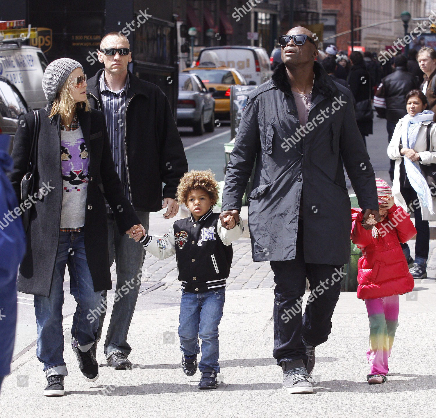 Heidi Klum Seal Children Henry Gunther Editorial Stock Photo - Stock