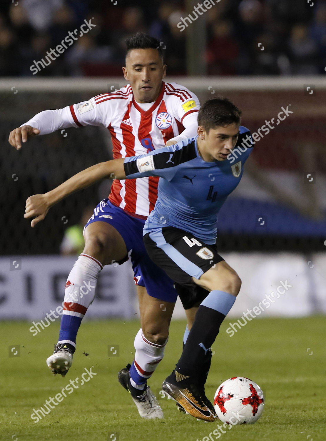 Lucas Barrios Federico Valverde Foto Editorial En Stock Imagen En Stock Shutterstock