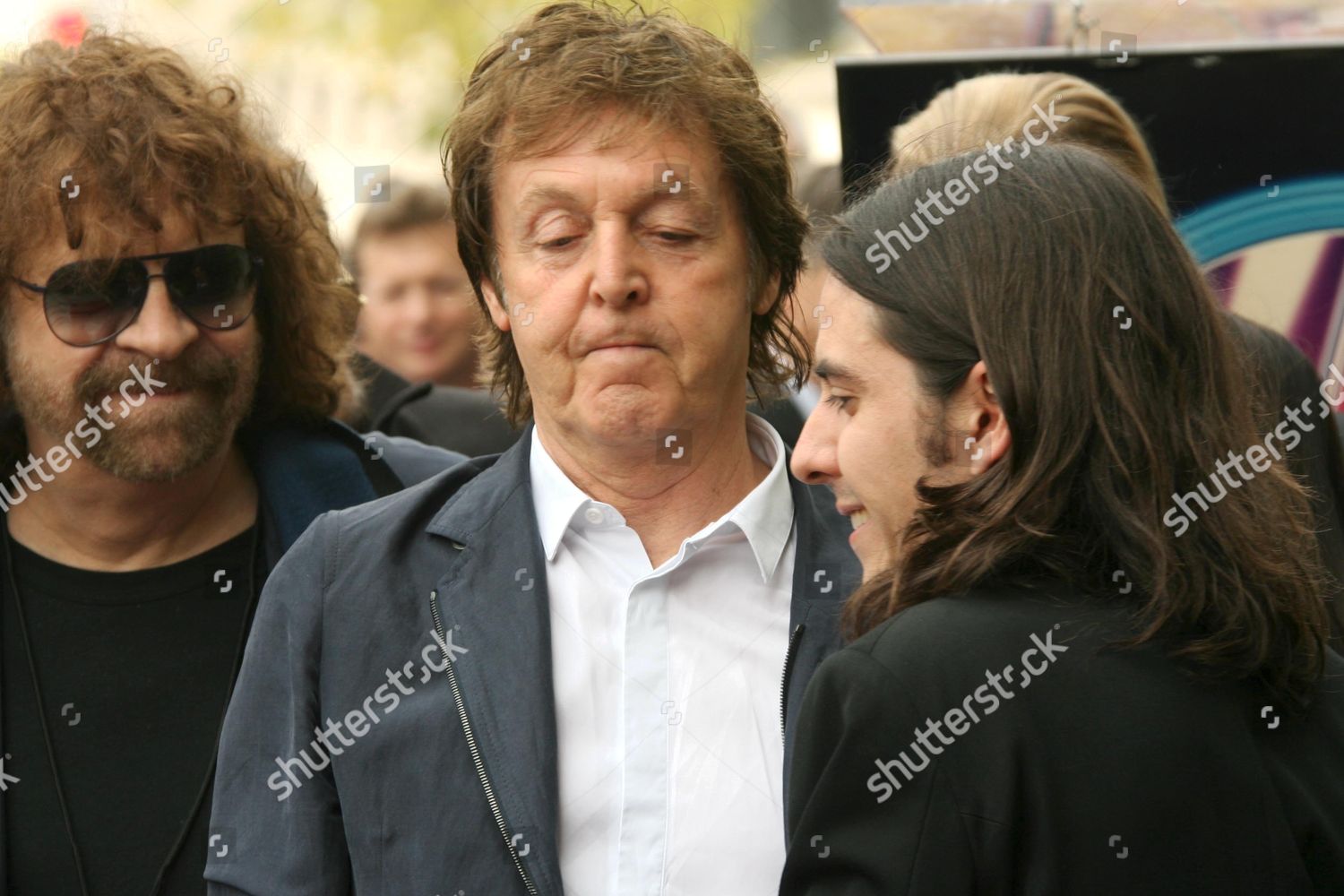Paul Mccartney Dhani Harrison Editorial Stock Photo - Stock Image