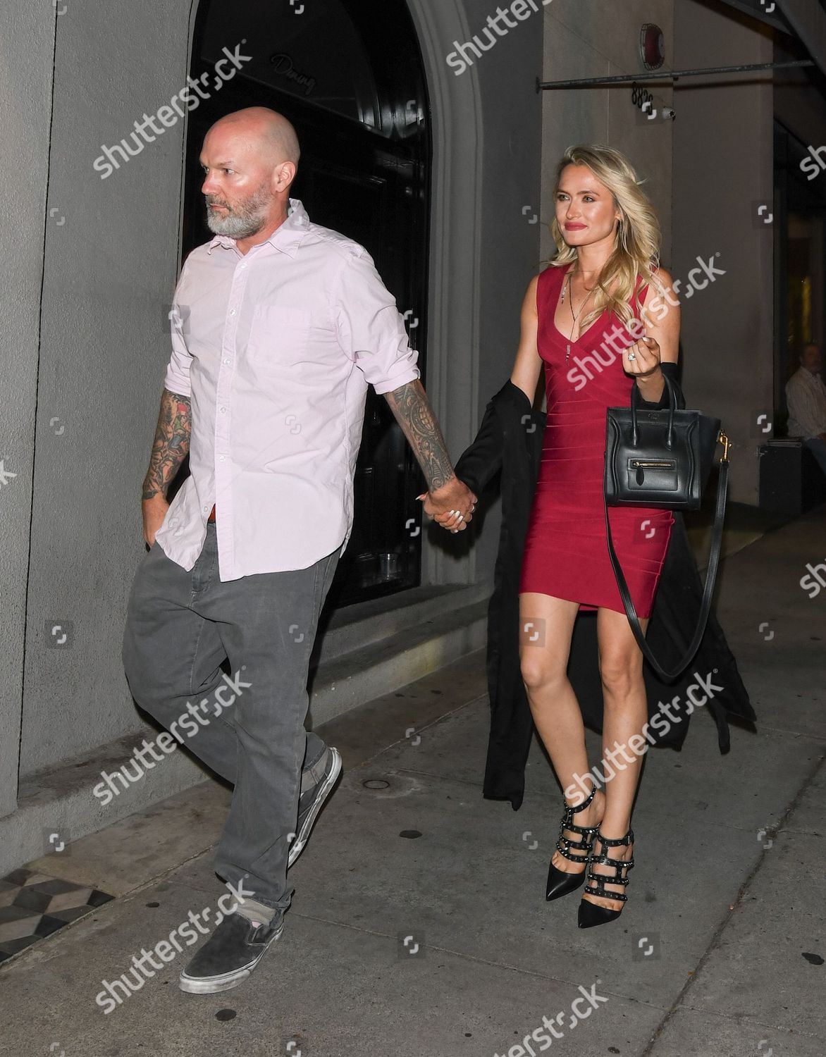 Fred Durst Kseniya Beryazina Craigs Restaurant Redaktionelles Stockfoto