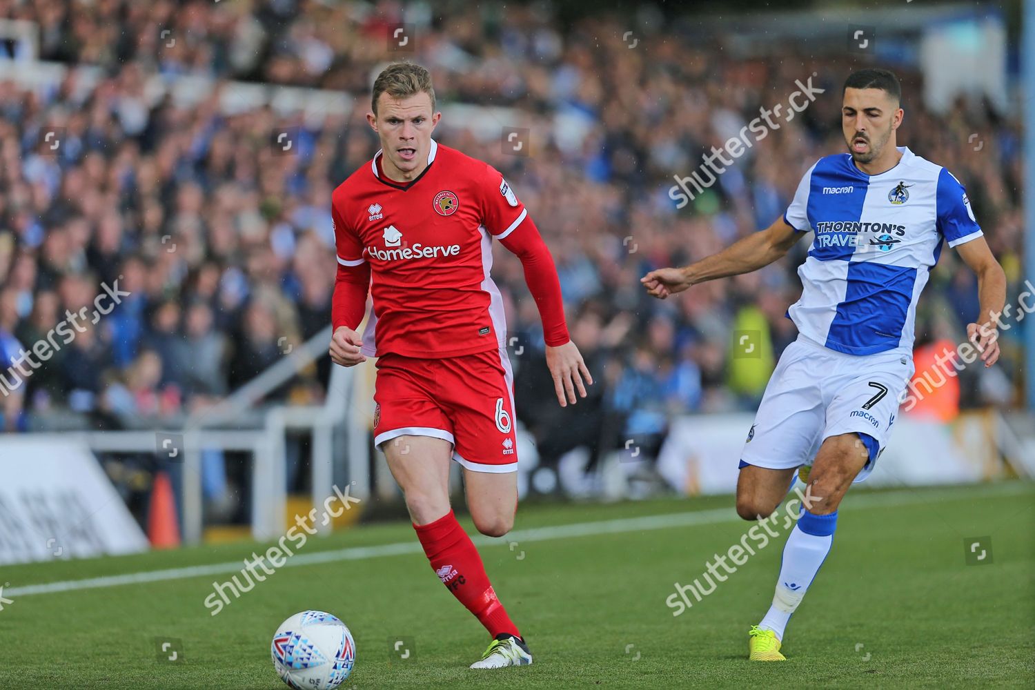 WALSALL NICHOLAS DELVIN 6 ON BALL Editorial Stock Photo - Stock Image ...