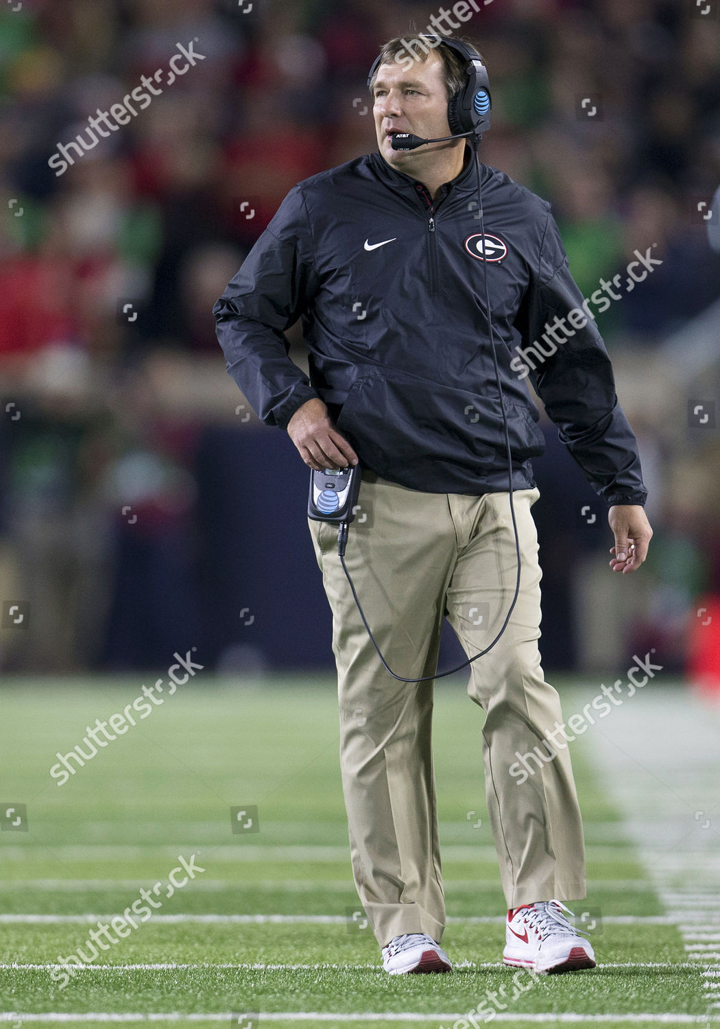 Georgia Head Coach Kirby Smart During Editorial Stock Photo - Stock ...