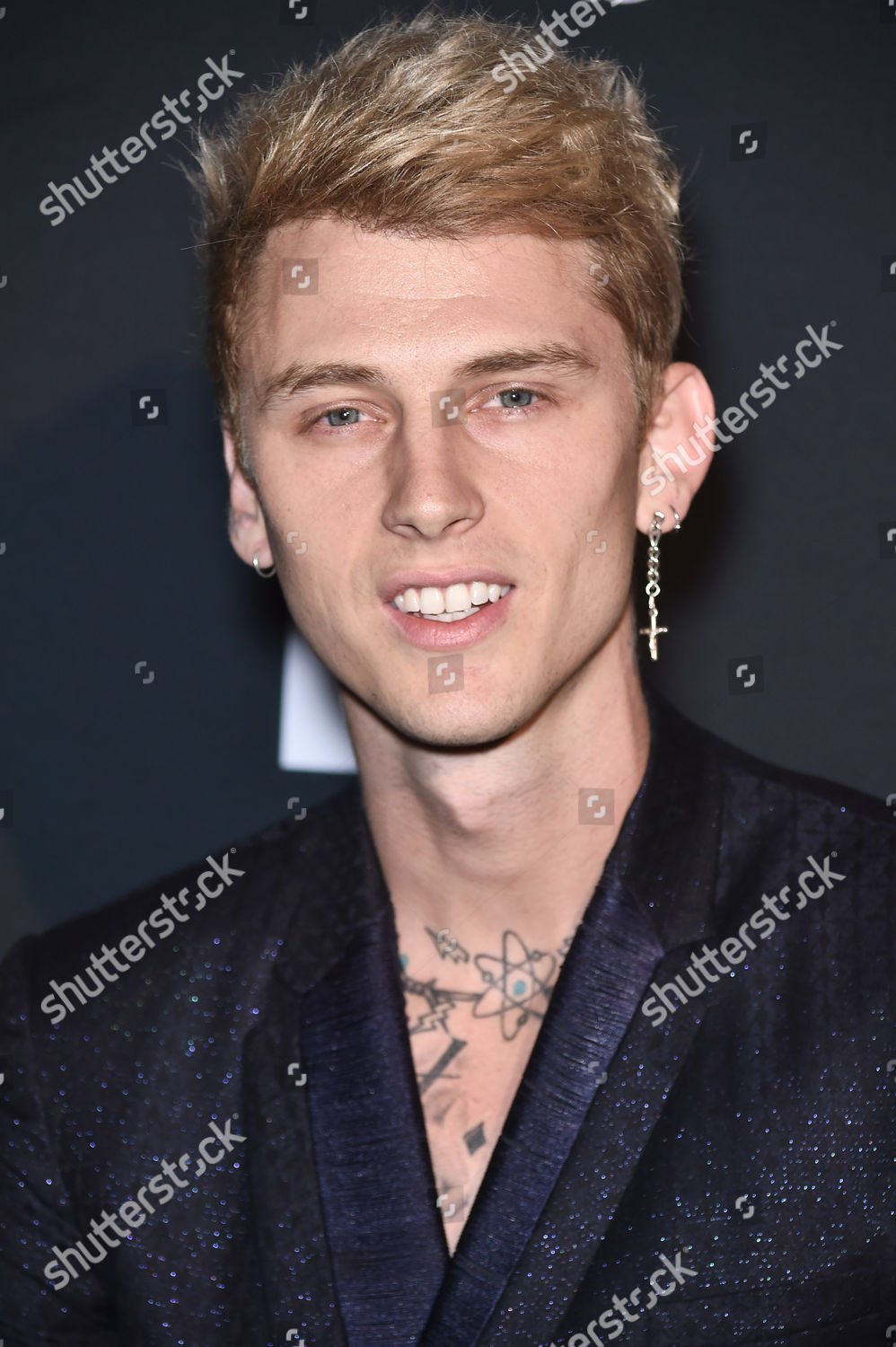 mgk cross earring