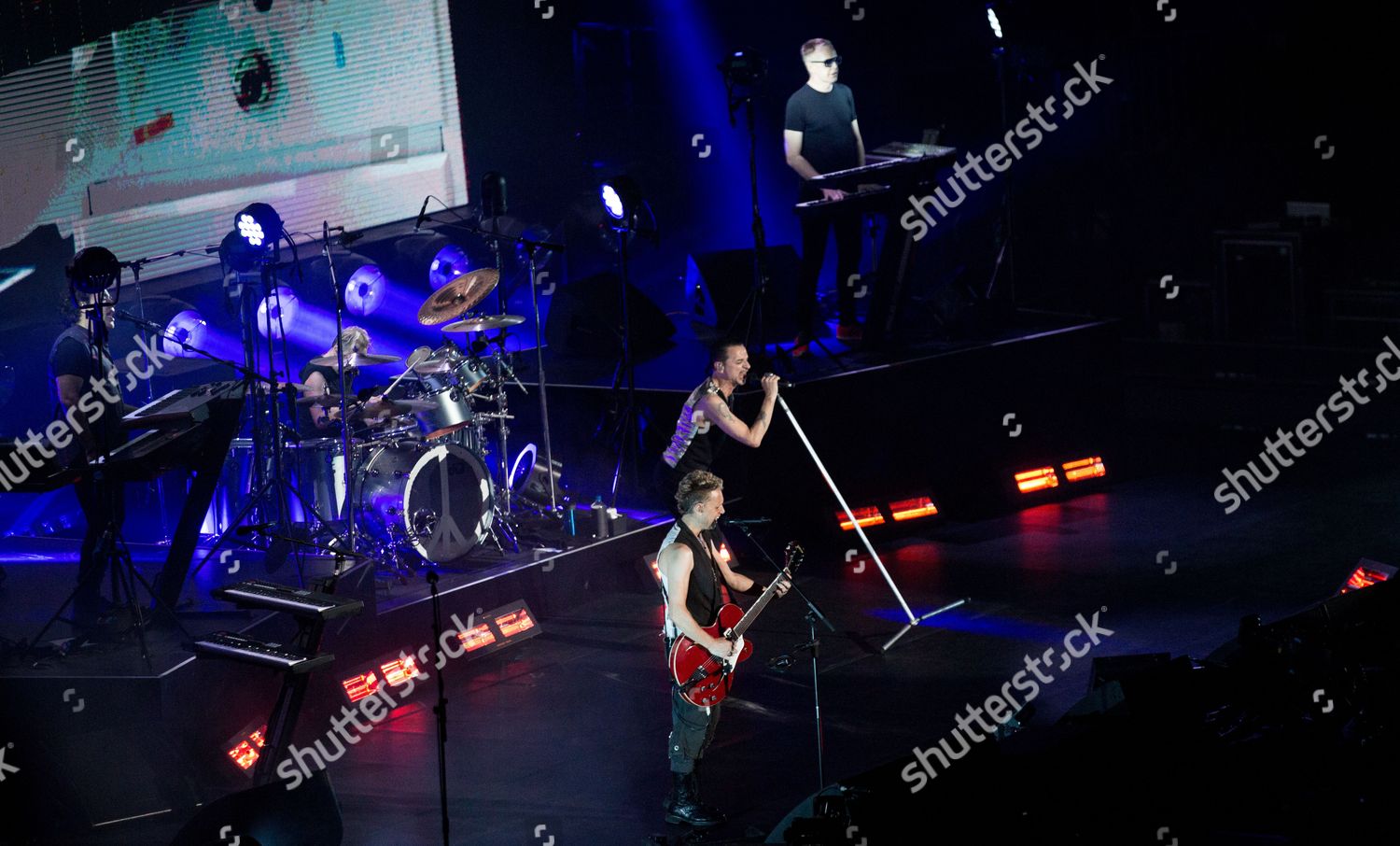 Depeche Mode Madison Square Garden Editorial Stock Photo Stock