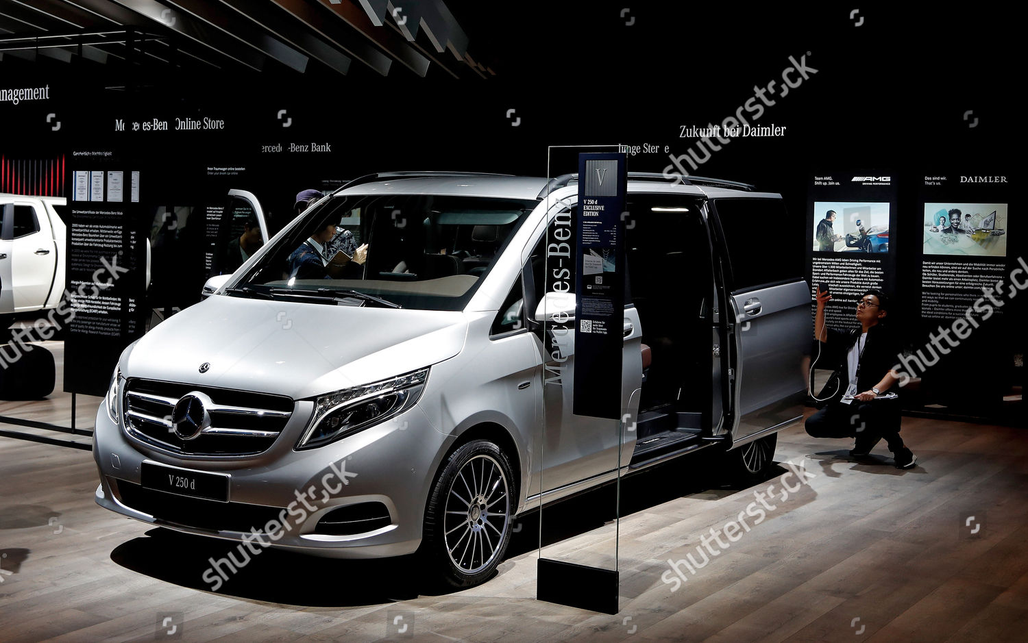 Mercedes Benz Present His New Vclass Model Editorial Stock Photo