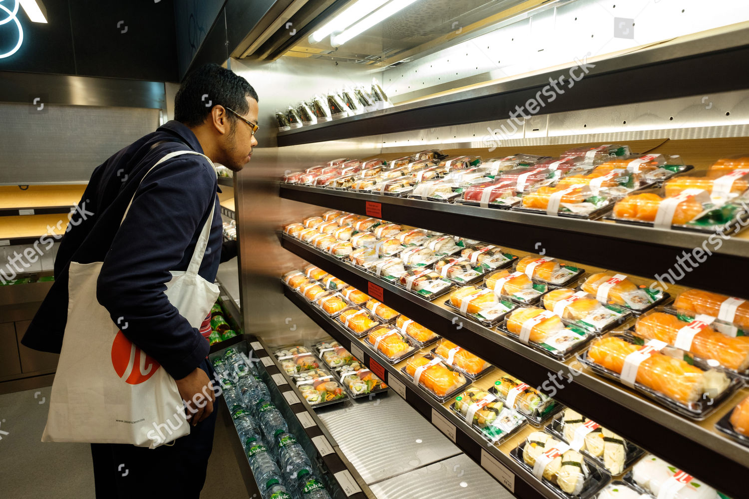 Customers Looking Boxes Sushi Editorial Stock Photo Stock Image Shutterstock