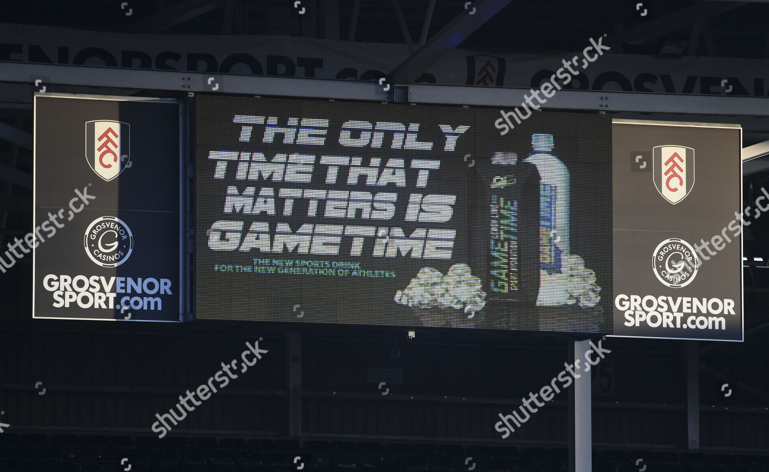 Big Screen Gametime Editorial Stock Photo Stock Image Shutterstock