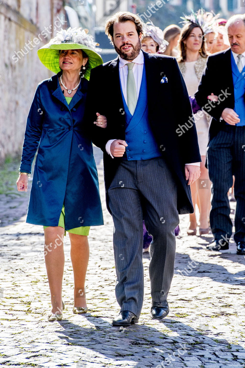 Ferdinand Leiningen Alexandra Princess Zu Leiningen Editorial Stock