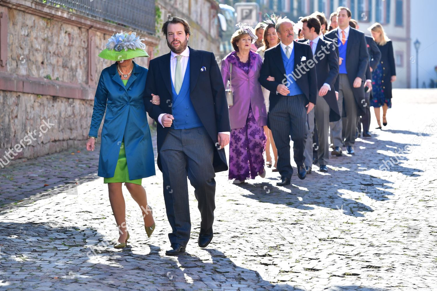 Ferdinand Leiningen Alexandra Princess Zu Leiningen Editorial Stock