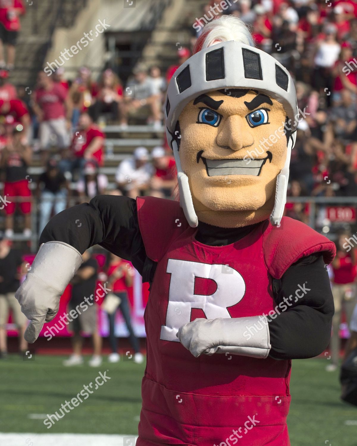 Rutgers Scarlet Knights Mascot Colonel Rutgers Action Editorial Stock Photo Stock Image Shutterstock