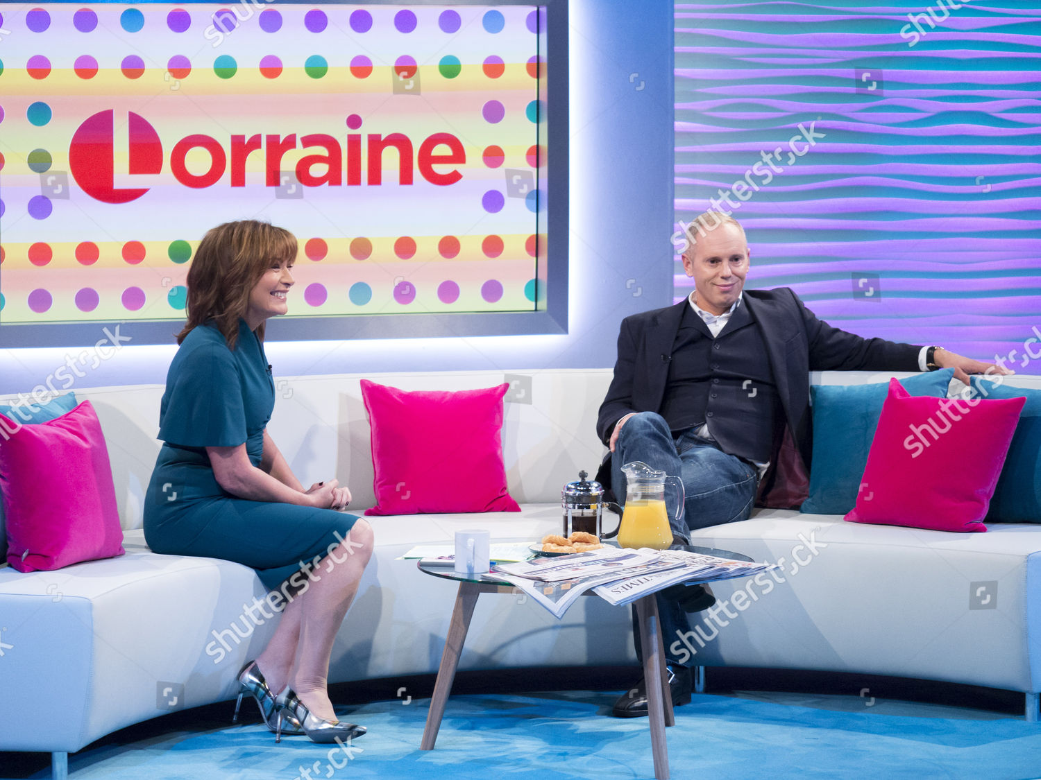 Lorraine Kelly Judge Rob Rinder Editorial Stock Photo - Stock Image