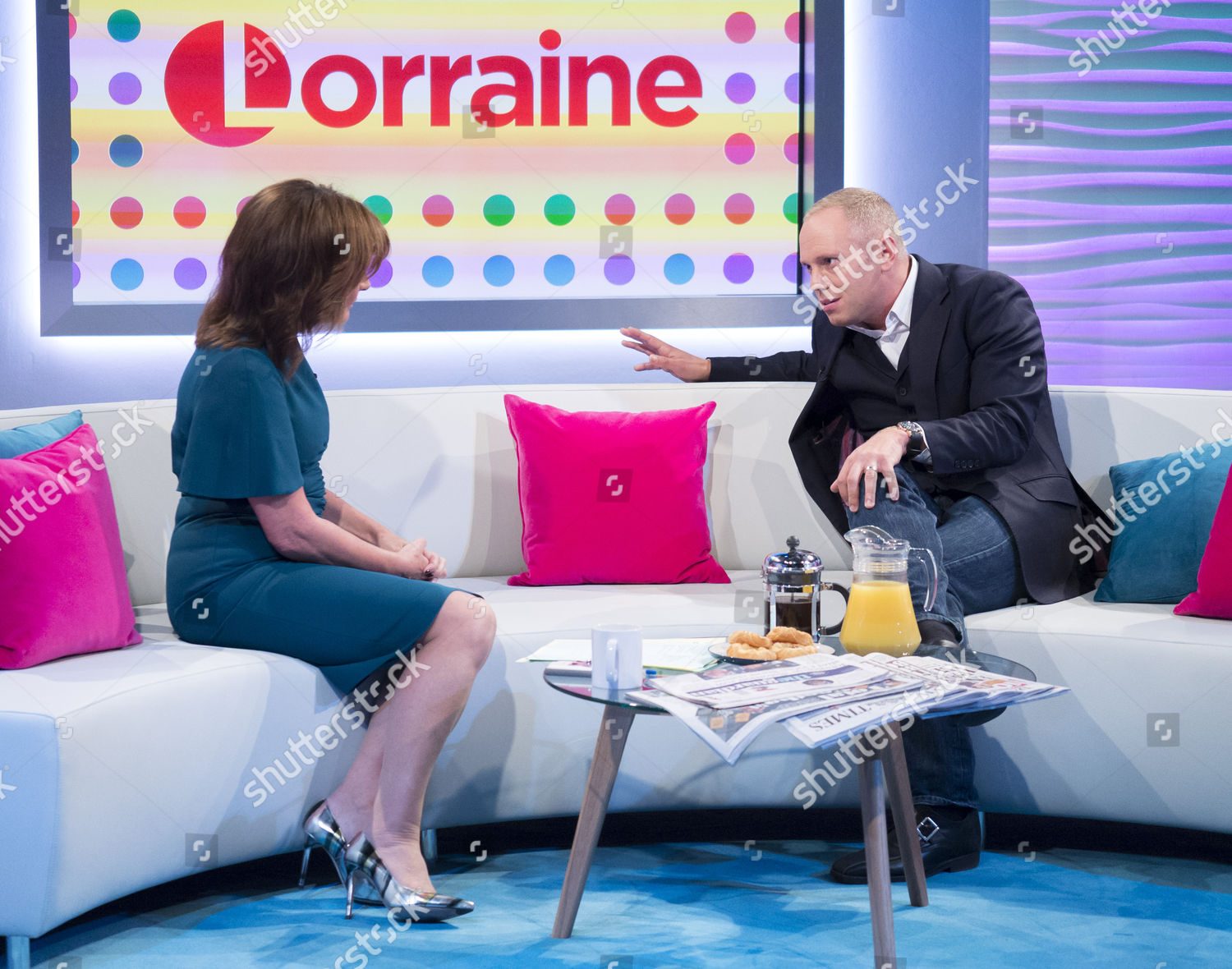 Lorraine Kelly Judge Rob Rinder Editorial Stock Photo - Stock Image