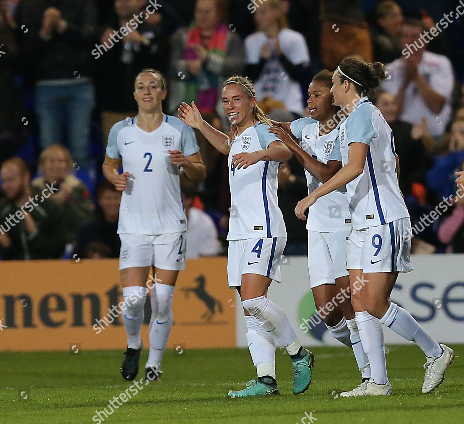 Jordan Nobbs England Goal Cele No4 Editorial Stock Photo - Stock Image ...