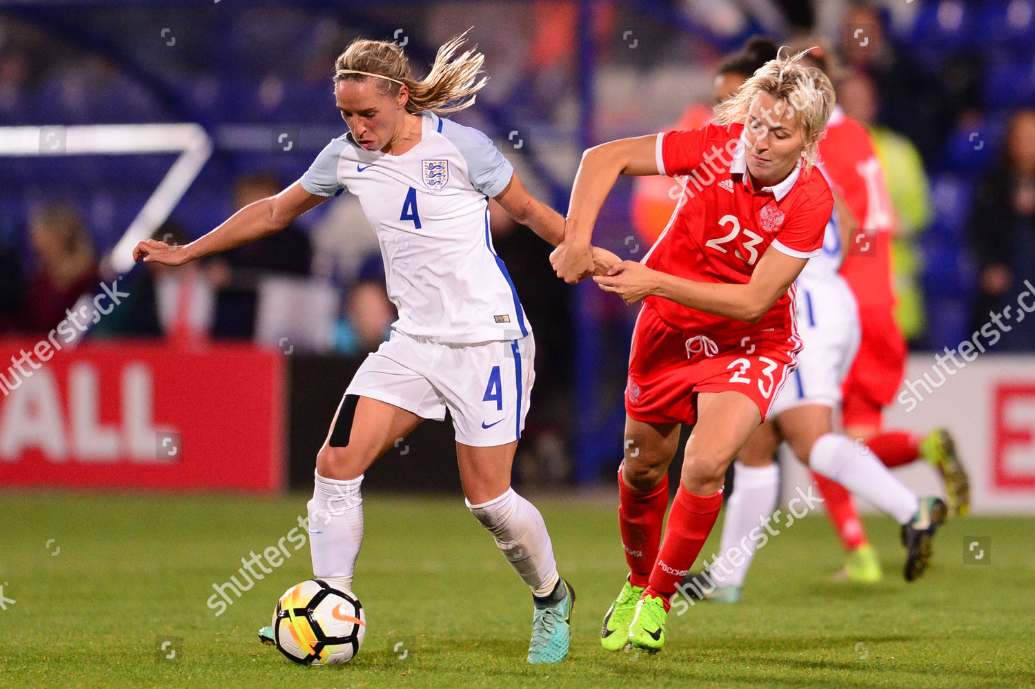 Jordan Nobbs England Held Back By Editorial Stock Photo - Stock Image ...