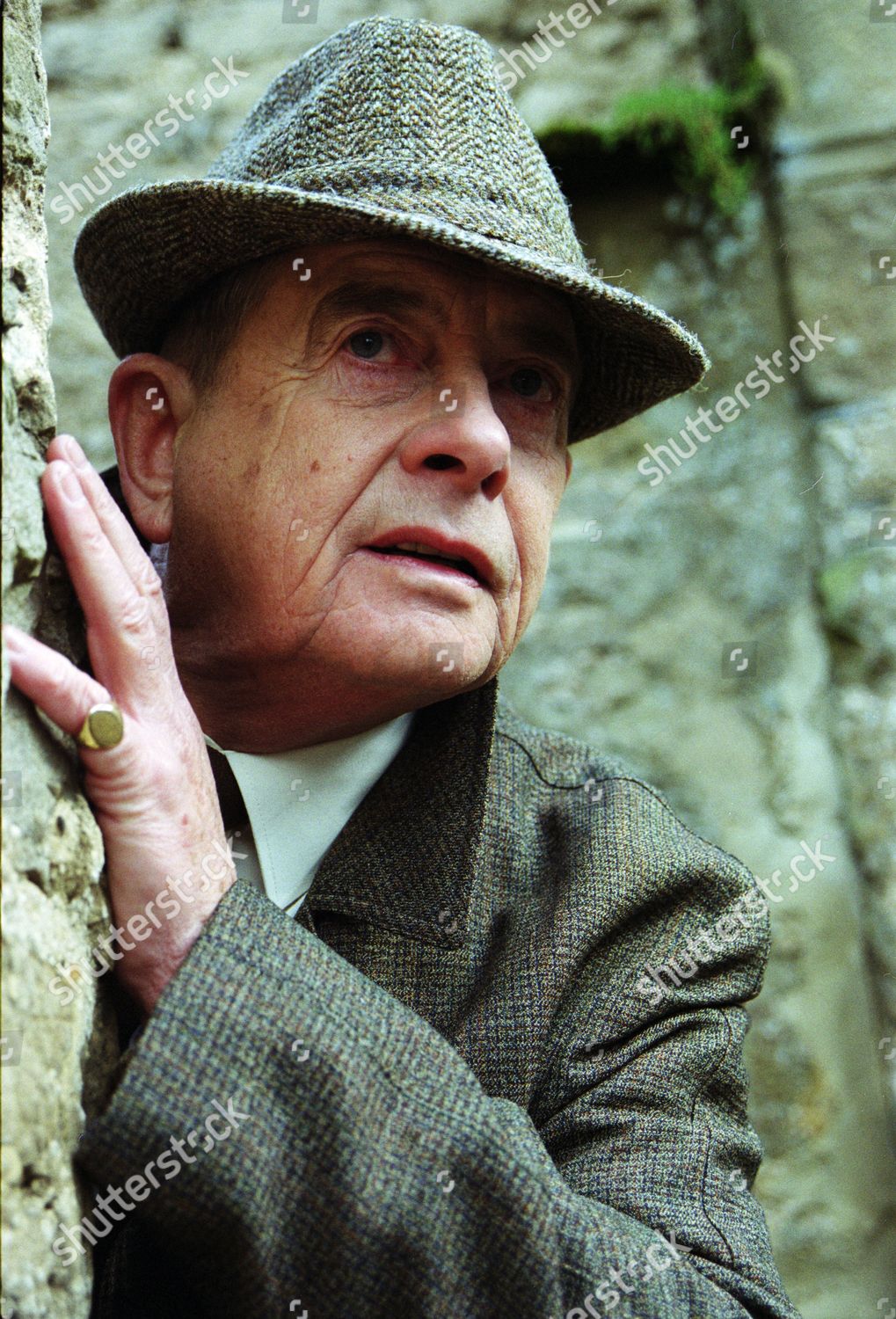 Oscar Blaketon Played By Derek Fowlds Editorial Stock Photo Stock