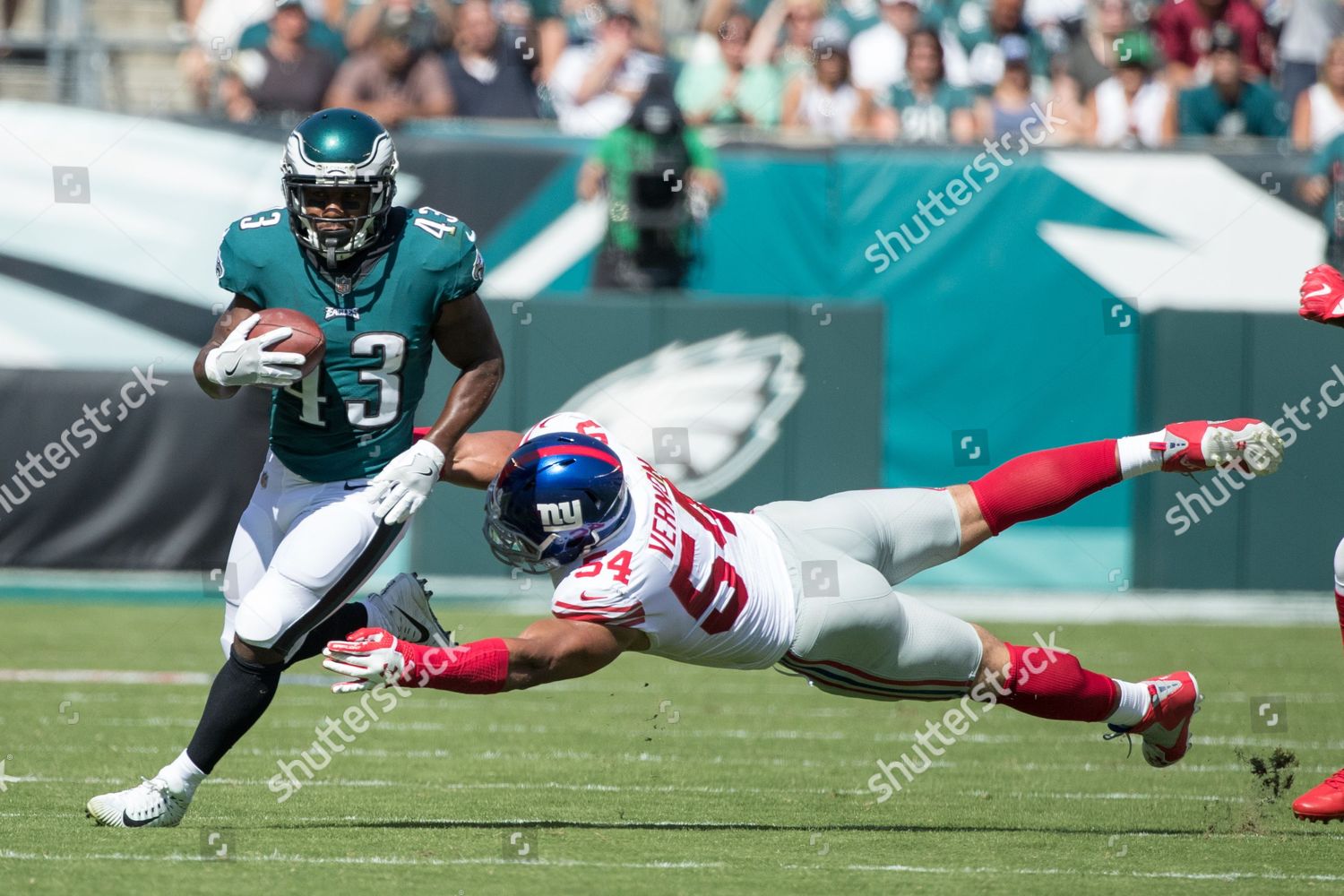 Philadelphia Eagles Running Back Darren Sproles Editorial Stock Photo