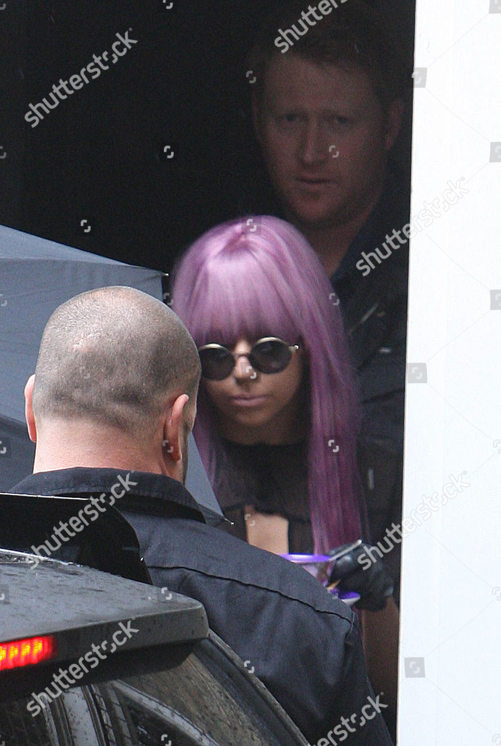 Lady Gaga Finishing Her Tea Before Going Editorial Stock Photo