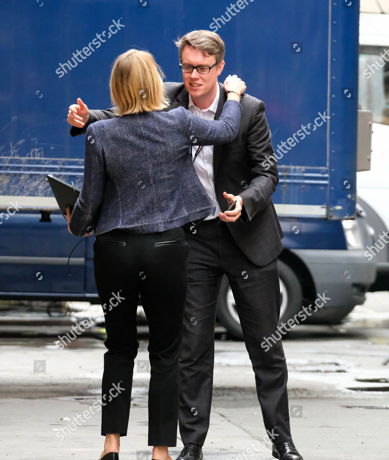 Bbc Political Editor Laura Kuenssberg Hugging Editorial Stock Photo ...