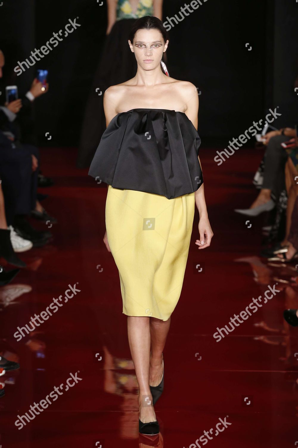 Leila Goldkuhl On Catwalk Editorial Stock Photo - Stock Image ...