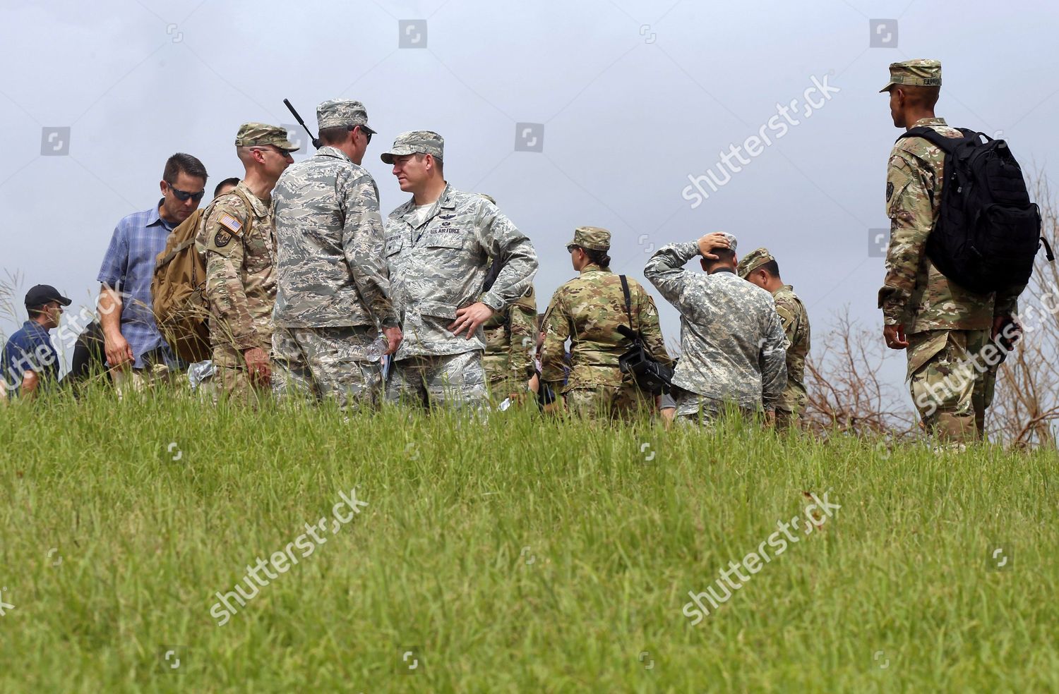 Members National Guard Puerto Rico Prepare Editorial Stock Photo