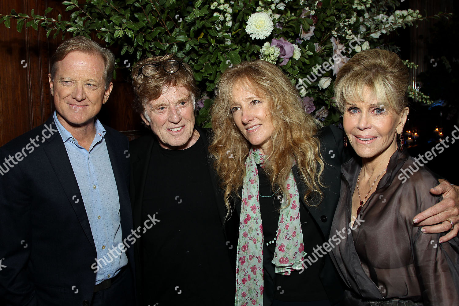 Jamie Redford Robert Redford Shauna Redford Jane Editorial Stock Photo