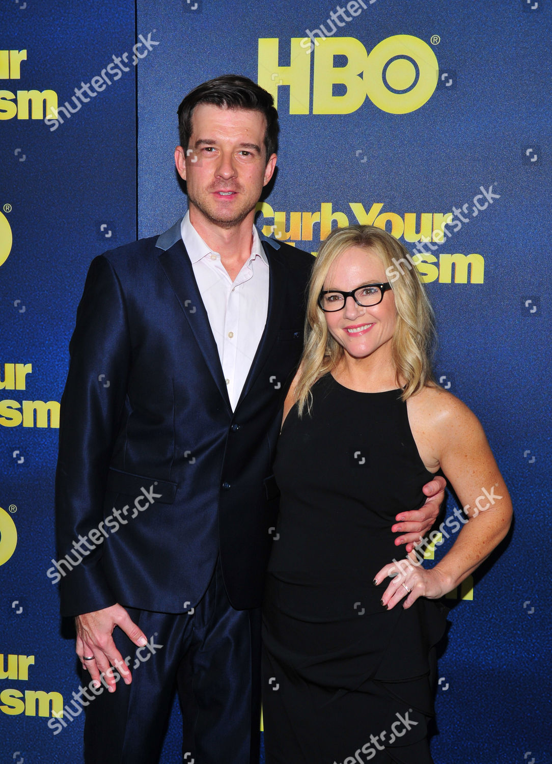 Christian Hebel Rachael Harris Editorial Stock Photo - Stock Image ...