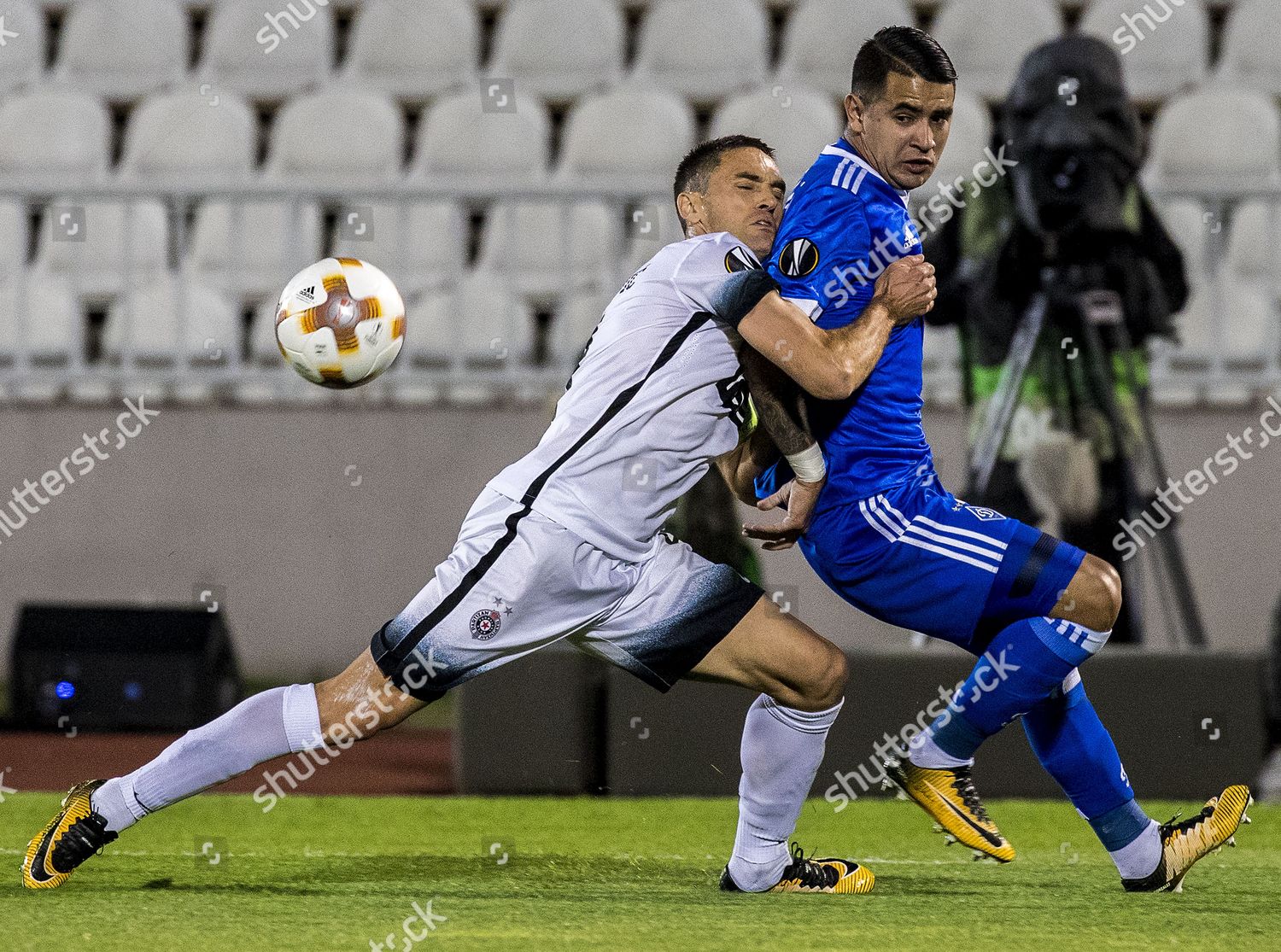 Miroslav Vulicevic L Partizan Fights Ball Editorial Stock Photo Stock