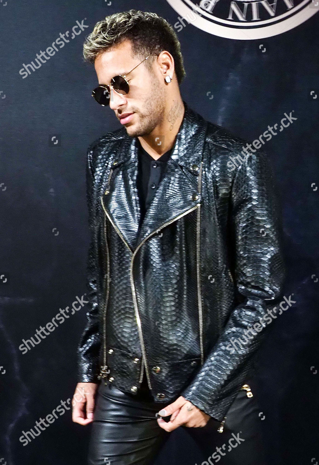 Neymar Jr CELEBRITES Fashion Week Balmain Paris 28 09 2017