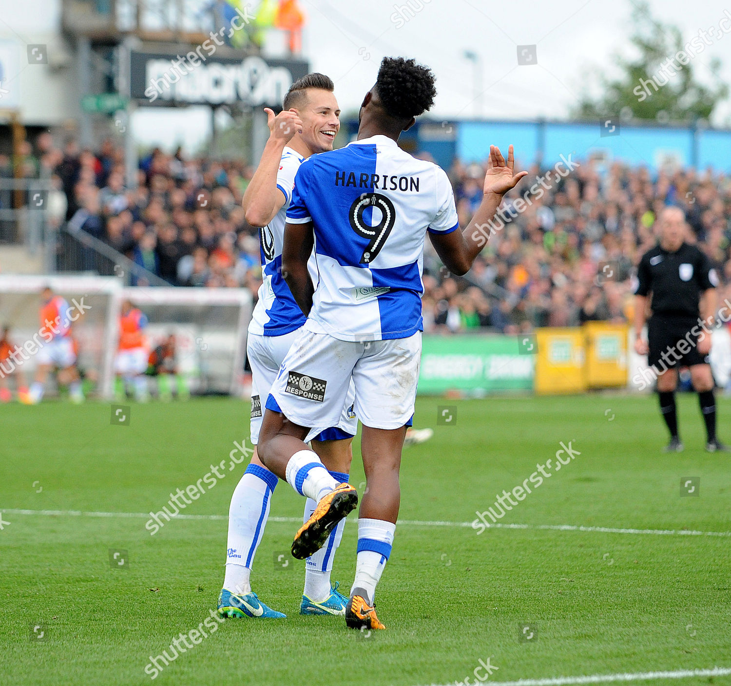 Billy Bodin Celebratee His Goal Ellis Editorial Stock Photo Stock