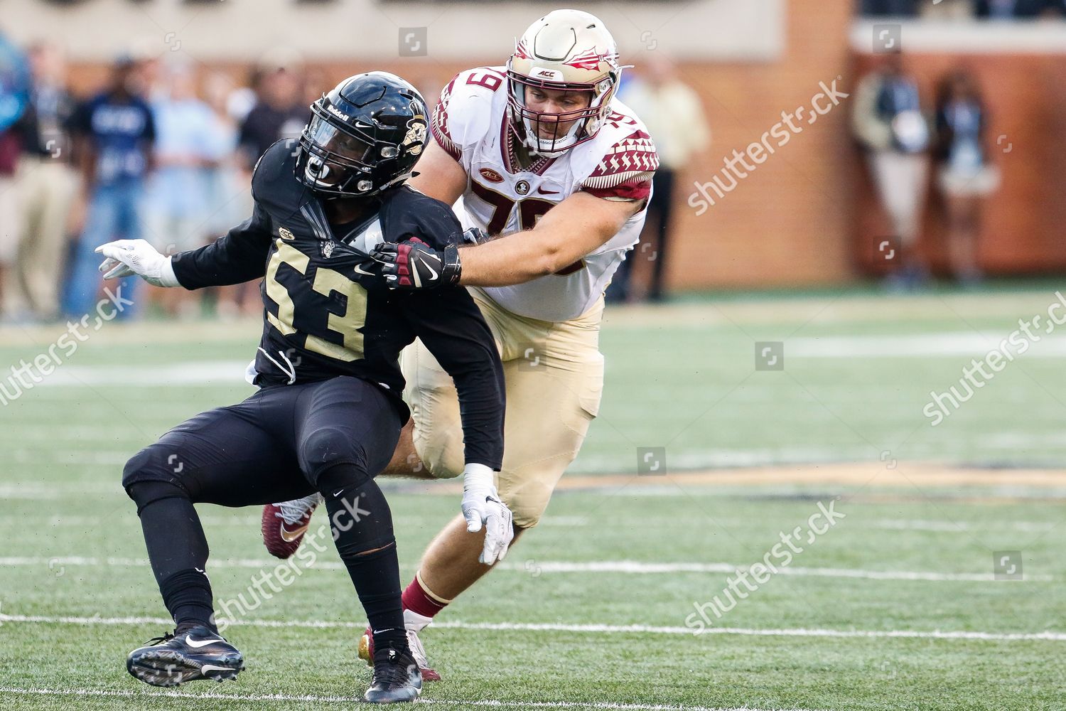 Duke Ejiofor 53 Wake Forest Demon Editorial Stock Photo Stock Image