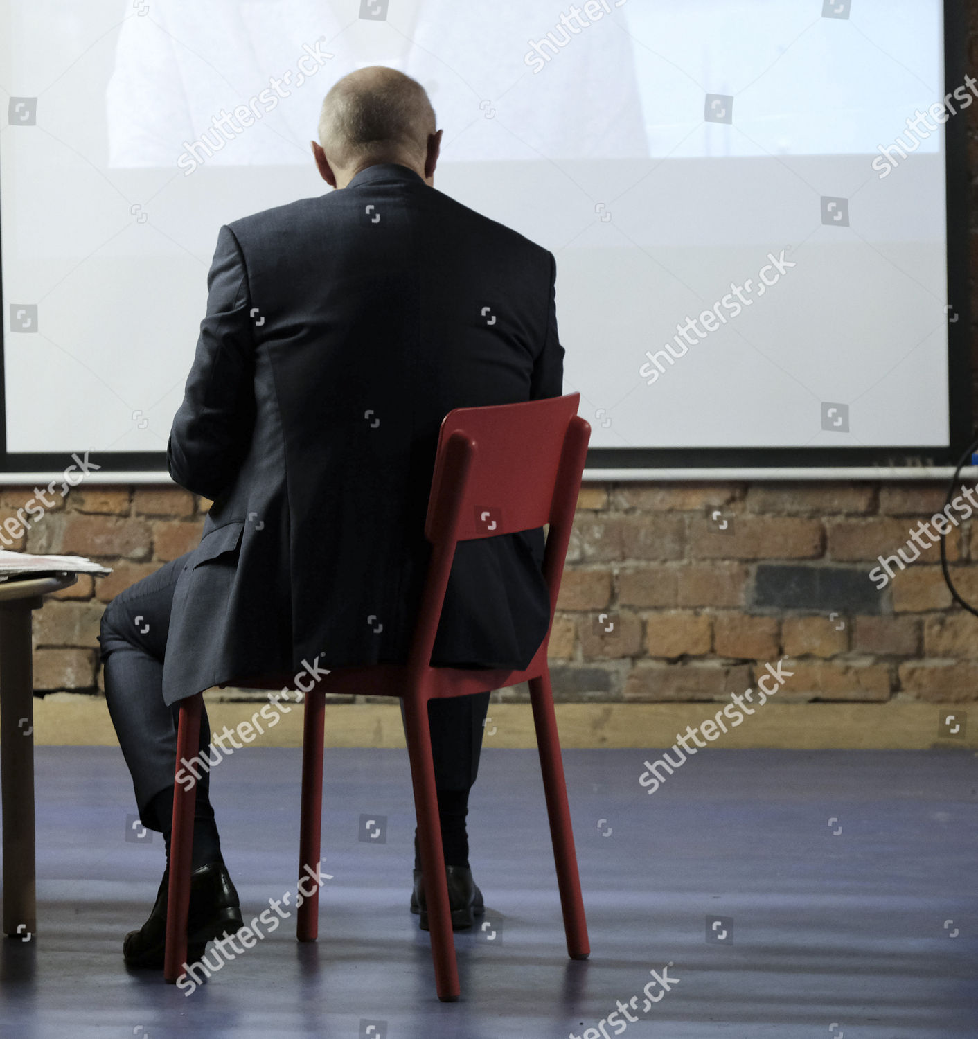 British Conservative Politician Damian Green Watching Editorial Stock