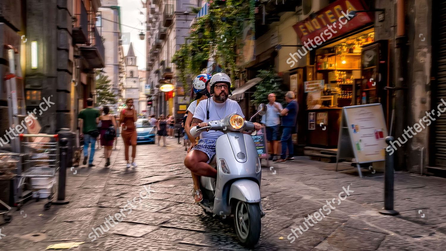 Scooter Naples Italy Editorial Stock Photo Stock Image Shutterstock