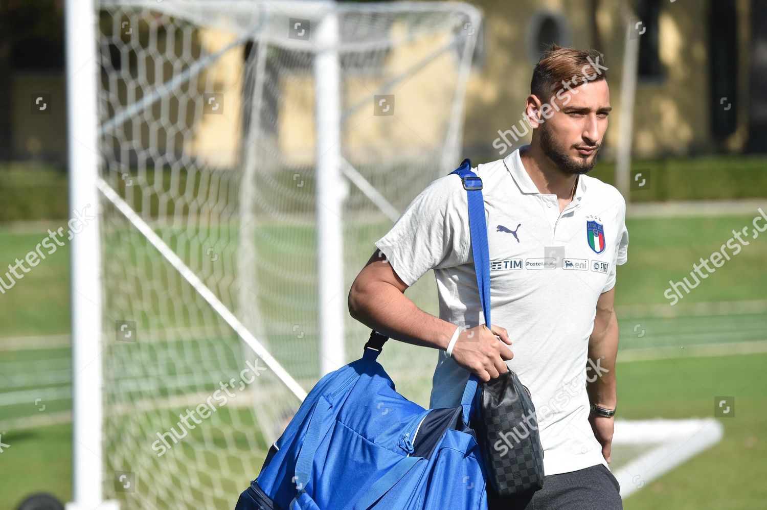 Italys Goalkeeper Gianluigi Donnarumma During Soccer Editorial Stock ...