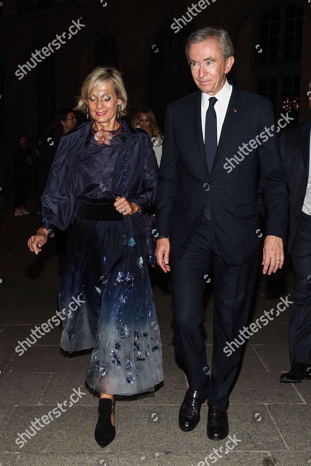 Bernard Arnault Wife Helene Mercierarnault Editorial Stock Photo