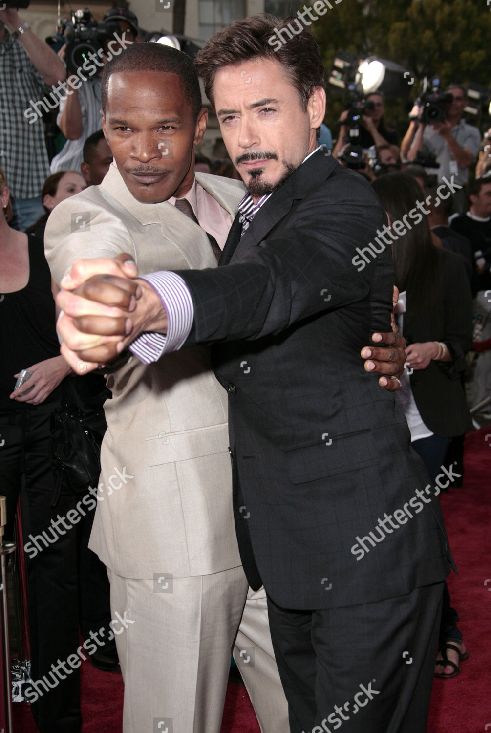 Jamie Foxx Robert Downey Jr Editorial Stock Photo Stock Image