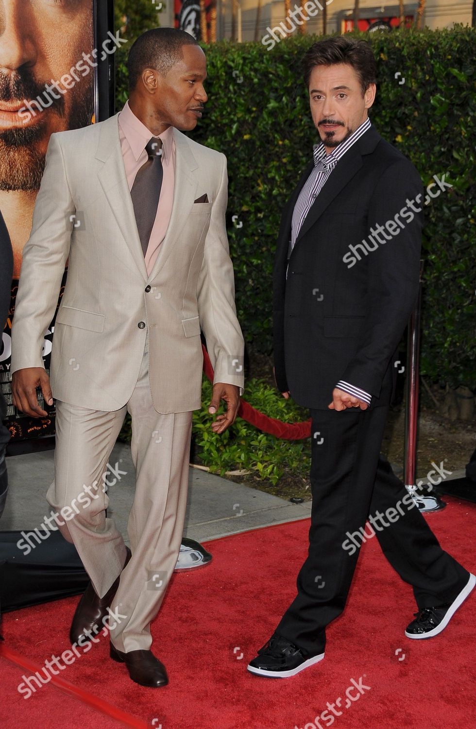 Jamie Foxx Robert Downey Jr Editorial Stock Photo Stock Image