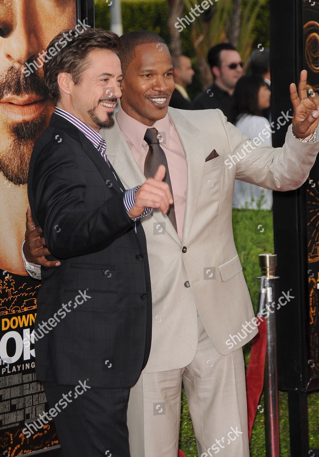 Jamie Foxx Robert Downey Jr Editorial Stock Photo Stock Image