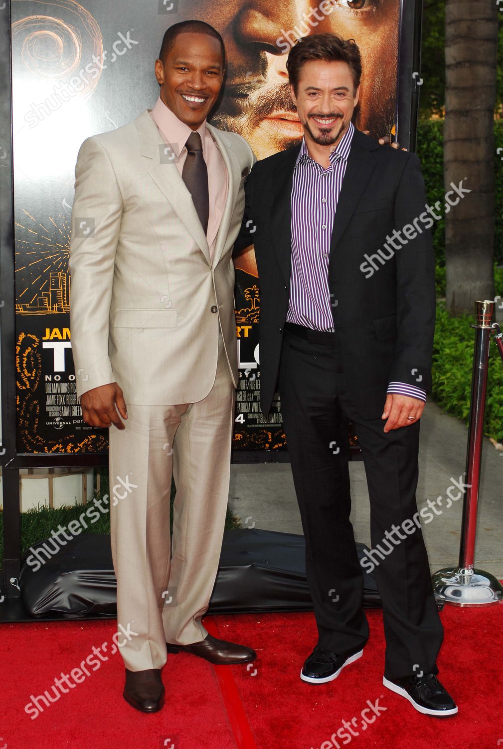 Jamie Foxx Robert Downey Jr Editorial Stock Photo Stock Image
