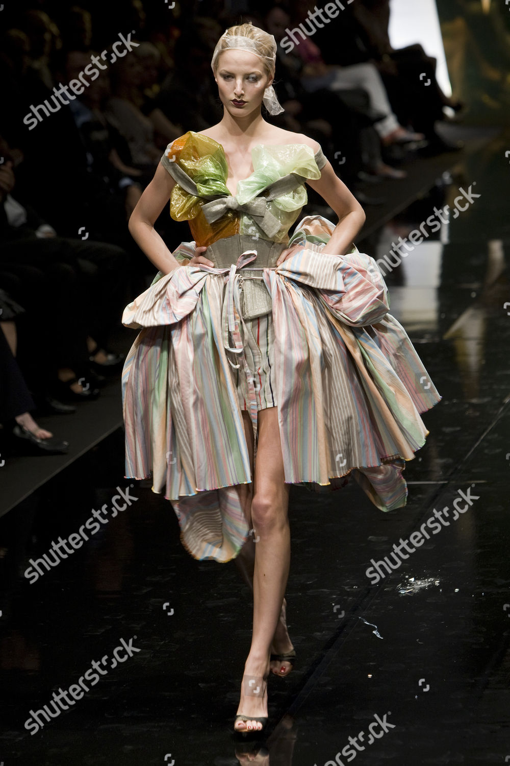 Model Michaela Kocianova On Catwalk Editorial Stock Photo - Stock Image ...