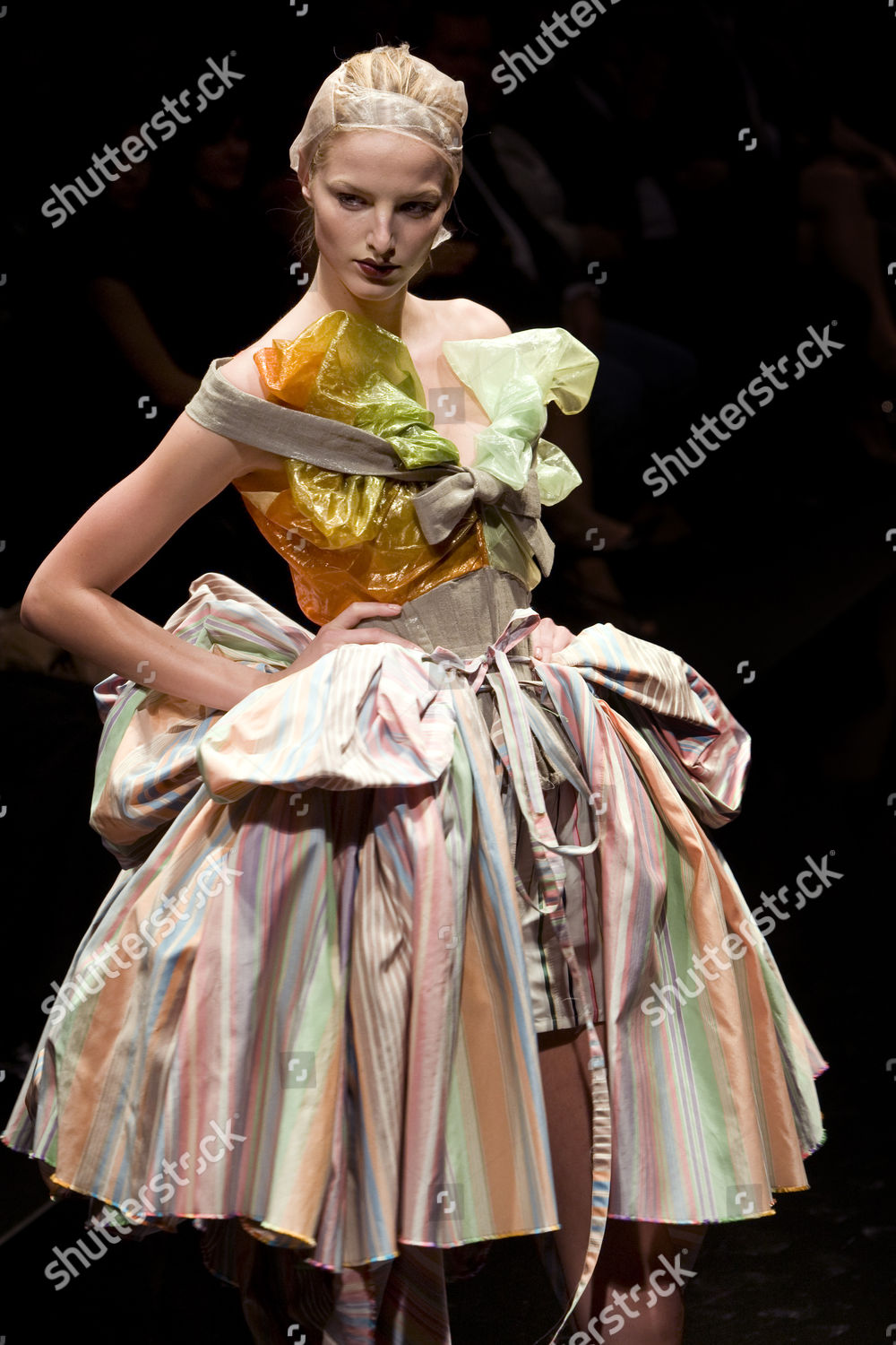 Model Michaela Kocianova On Catwalk Editorial Stock Photo - Stock Image ...